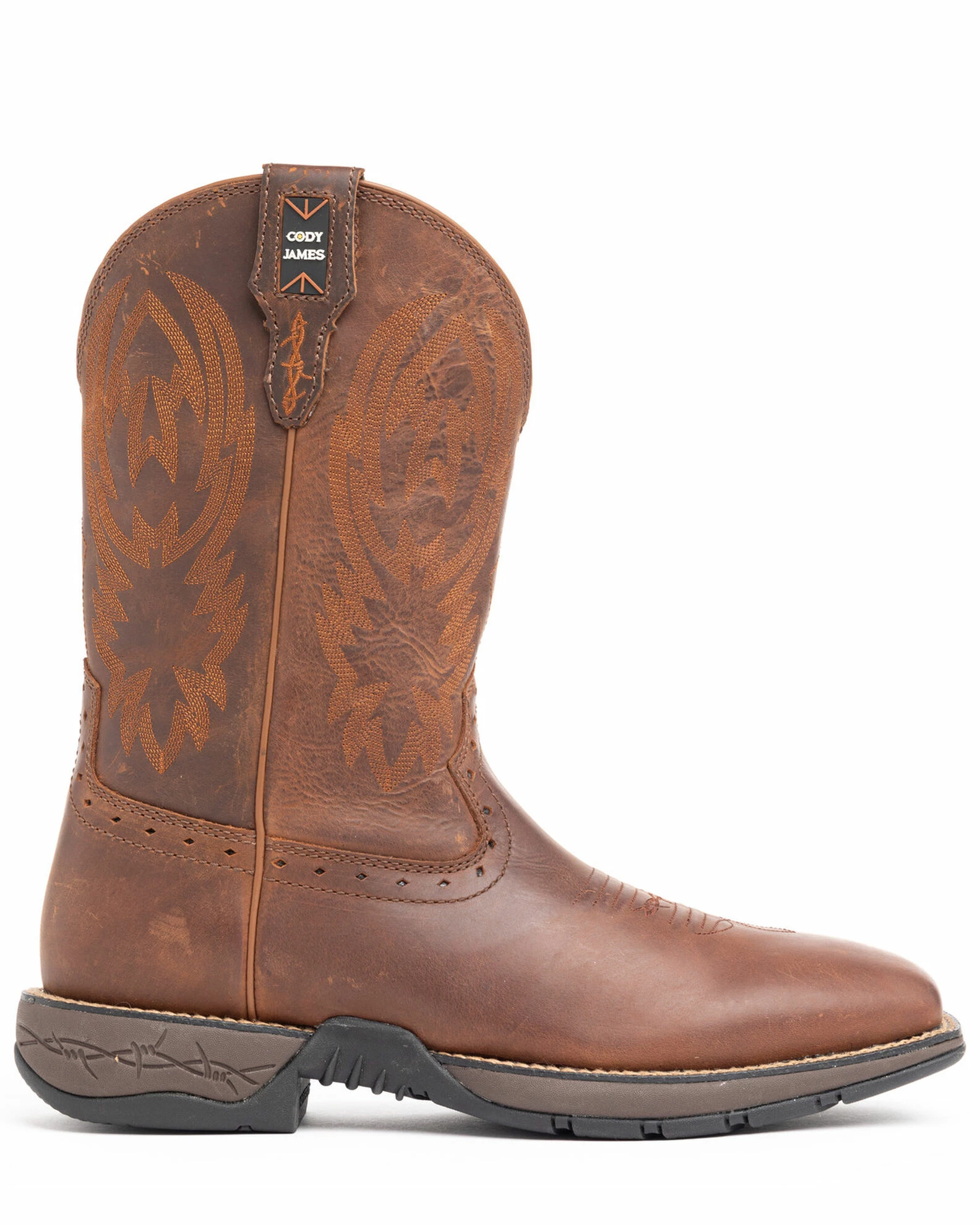 Brothers & Sons Men's Fuhsing Lite Performance Western Boots - Broad Square Toe Honey 4 Brothers & Sons Men's Fuhsing Lite Performance Western Boots - Broad Square Toe Honey - Image 2