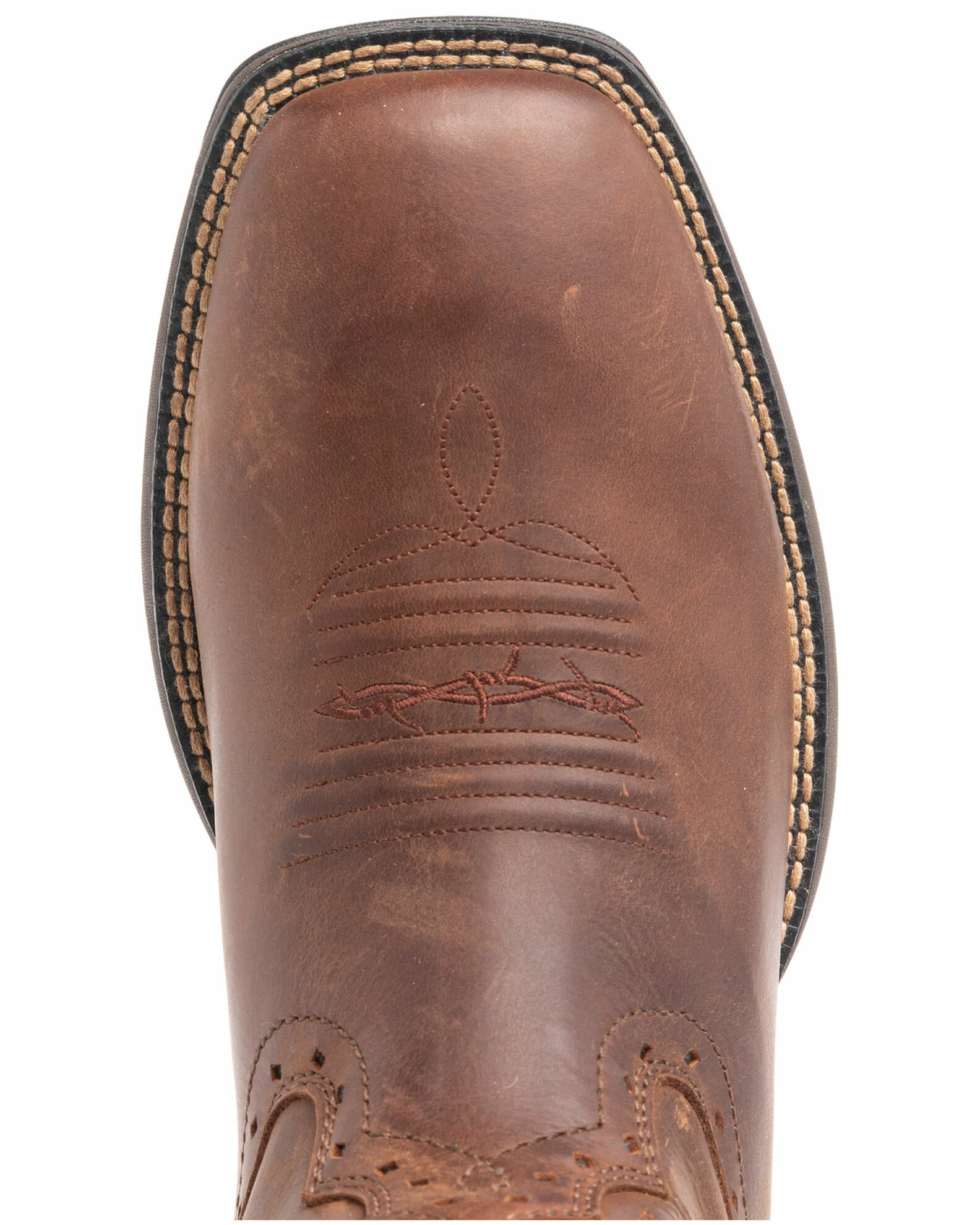 Brothers & Sons Men's Fuhsing Lite Performance Western Boots - Broad Square Toe Honey 8 Brothers & Sons Men's Fuhsing Lite Performance Western Boots - Broad Square Toe Honey - Image 6