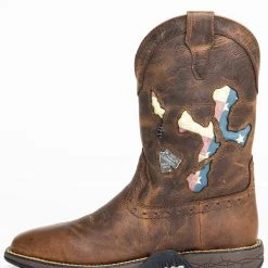 Brothers & Sons Men's Star Exports With Flag Western Boots - Broad Square Toe -Brothers + Sons shop 2000294855 200 P3