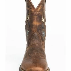 Brothers & Sons Men's Star Exports With Flag Western Boots - Broad Square Toe -Brothers + Sons shop 2000294855 200 P4