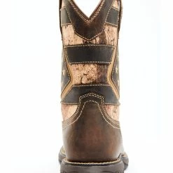 Brothers & Sons Men's Lite Star Western Boots - Broad Square Toe Brown -Brothers + Sons shop 2000338686 200 P5