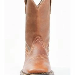 Brothers & Sons Men's Lite Western Boots - Broad Square Toe Brown -Brothers + Sons shop 2000338729 200 P4