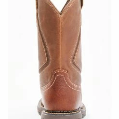 Brothers & Sons Men's Lite Western Boots - Broad Square Toe Brown -Brothers + Sons shop 2000338729 200 P5