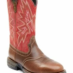Brothers & Sons Men's Tonal Stitching Western Boots - Round Toe Red -Brothers + Sons shop 2000338731 600 P1 1