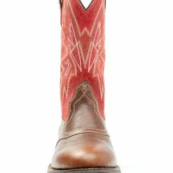 Brothers & Sons Men's Tonal Stitching Western Boots - Round Toe Red -Brothers + Sons shop 2000338731 600 P4