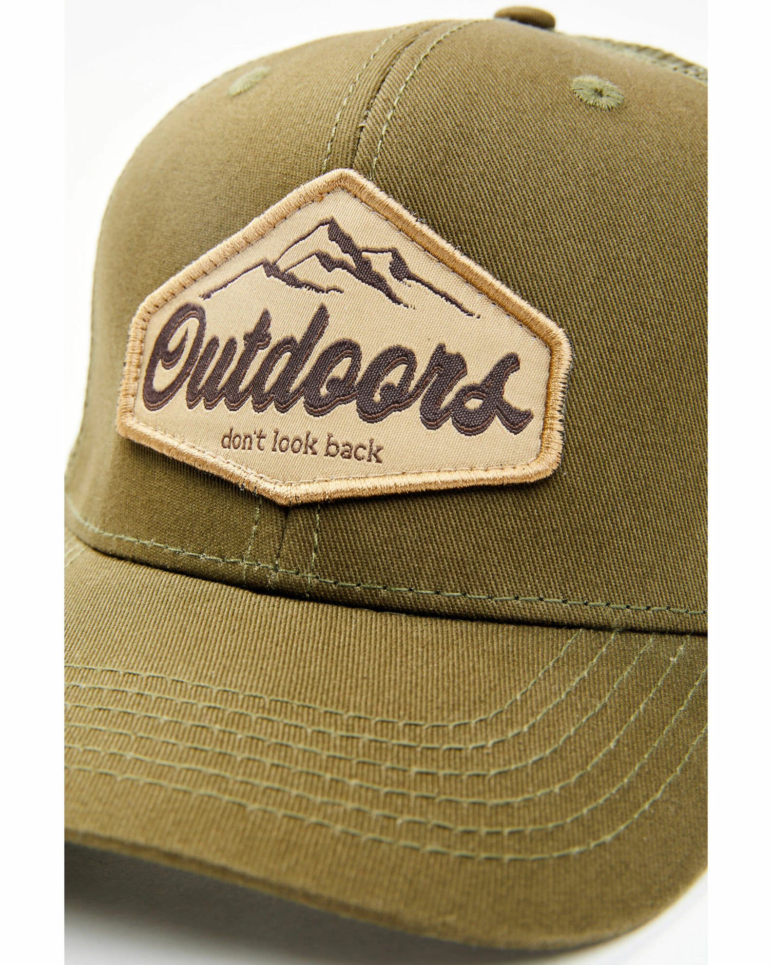 Brothers & Sons Men's Outdoors Don't Look Back Patch Mesh-Back Ball Cap 4 Brothers & Sons Men's Outdoors Don't Look Back Patch Mesh-Back Ball Cap - Image 2