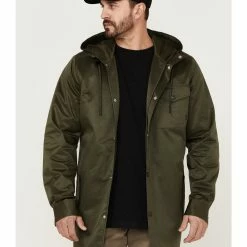 Brothers & Sons Men's Badlands Solid Olive Snap-Front CC Parka Jacket 10 Brothers & Sons Men's Badlands Solid Olive Snap-Front CC Parka Jacket -Brothers + Sons shop 2000358854 341 P1 1