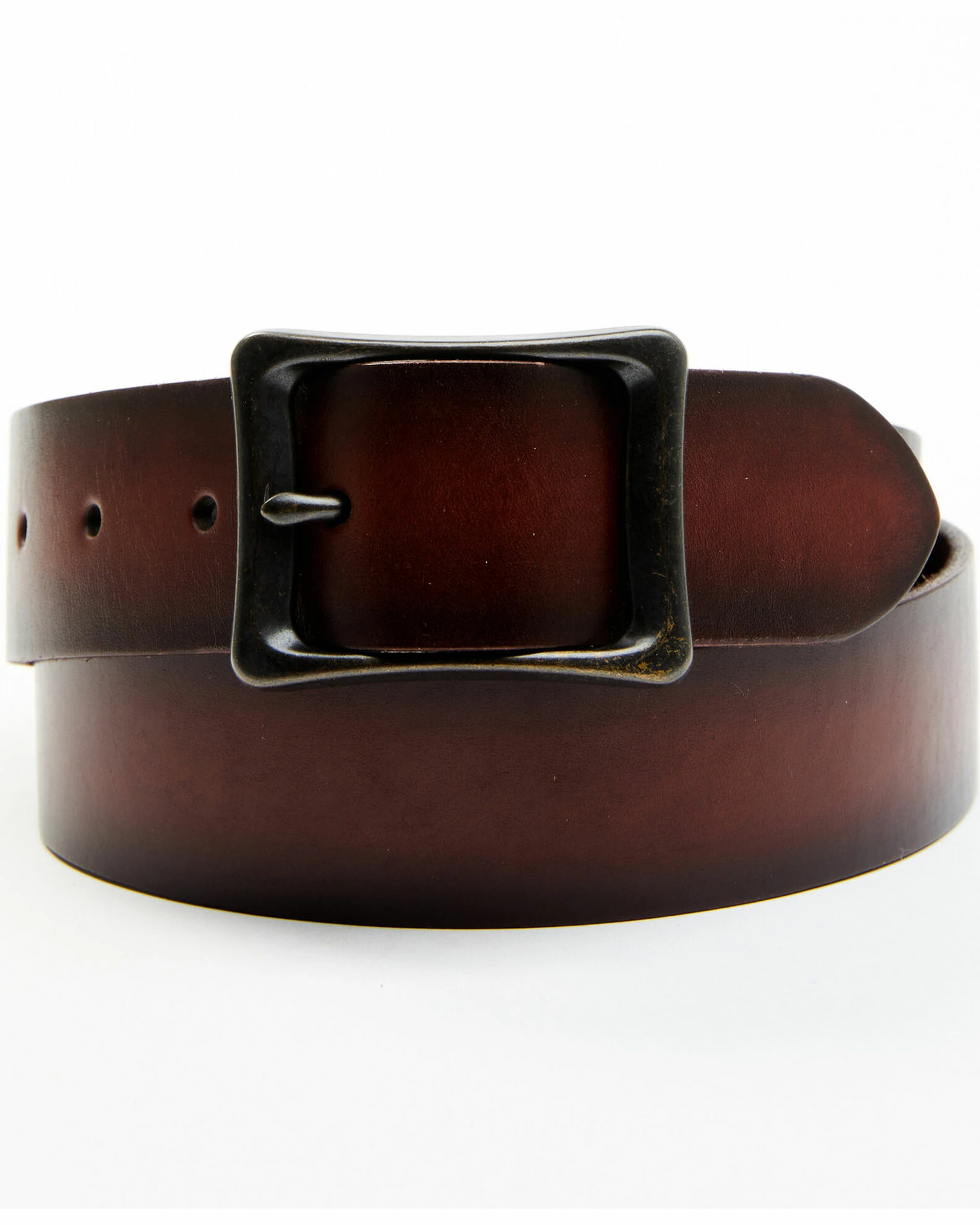 Brothers & Sons Men's Burnished Leather Work Belt 3 Brothers & Sons Men's Burnished Leather Work Belt