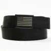 Brothers & Sons Men's Antique Flag Plaque Buckle Nylon Belt