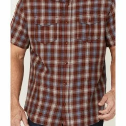 Brothers & Sons Men's Plaid Casual Woven Short Sleeve Button-Down Western Shirt Olive 10 Brothers & Sons Men's Plaid Casual Woven Short Sleeve Button-Down Western Shirt Olive -Brothers + Sons shop 2000359188 600 P3