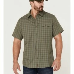 Brothers & Sons Men's Sage Plaid Performance Short Sleeve Button-Down Western Shirt 11 Brothers & Sons Men's Sage Plaid Performance Short Sleeve Button-Down Western Shirt -Brothers + Sons shop 2000359194 343 P1 1