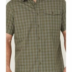 Brothers & Sons Men's Sage Plaid Performance Short Sleeve Button-Down Western Shirt 9 Brothers & Sons Men's Sage Plaid Performance Short Sleeve Button-Down Western Shirt -Brothers + Sons shop 2000359194 343 P3