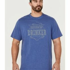 Brothers & Sons Men's Designated Drinker Graphic Short Sleeve T-Shirt 