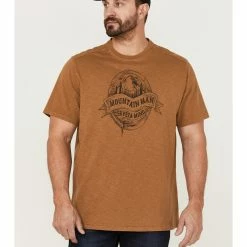 Brothers & Sons Men's Rocky Mountain High Graphic Short Sleeve T-Shirt  Rust Copper -Brothers + Sons shop 2000359283 220 P1 1