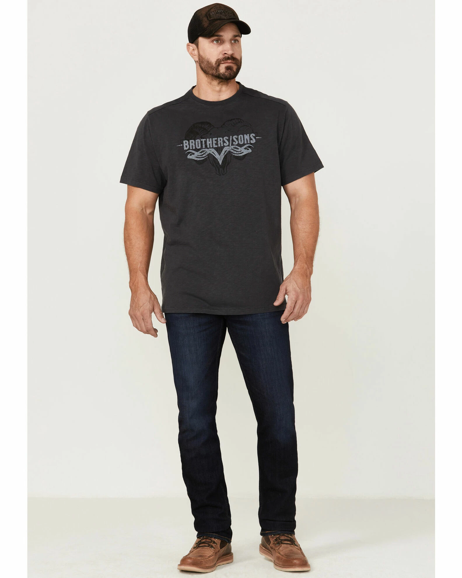 Brothers & Sons Men's Badlands Ram Graphic T-Shirt 4 Brothers & Sons Men's Badlands Ram Graphic T-Shirt - Image 2