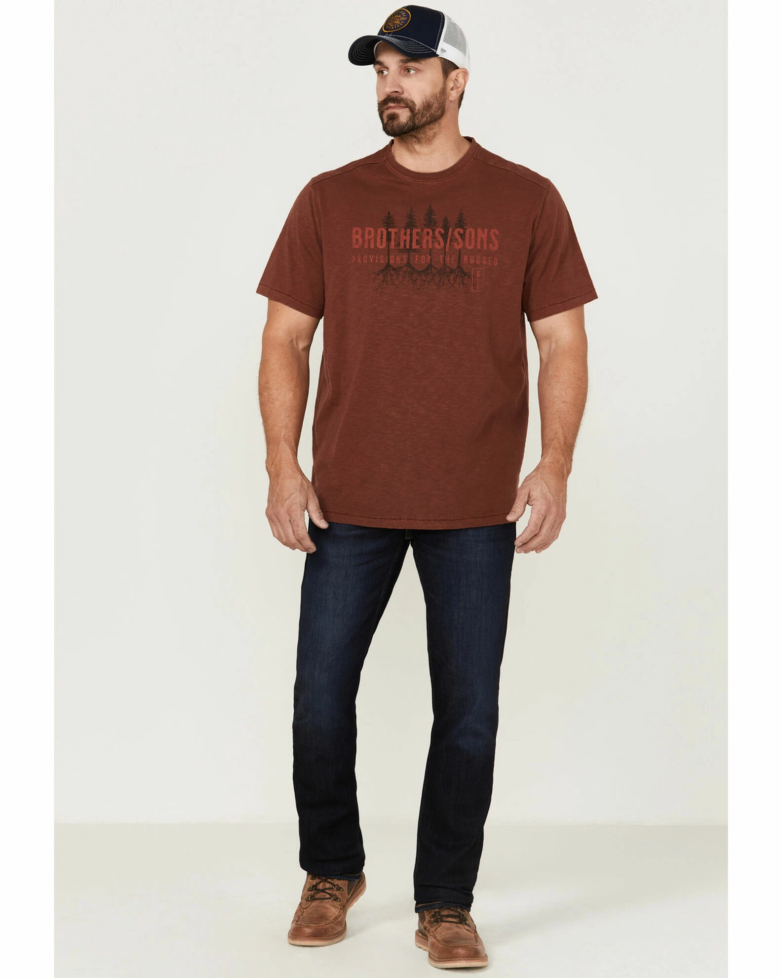 Brothers & Sons Men's Badlands Treeline Graphic T-Shirt 4 Brothers & Sons Men's Badlands Treeline Graphic T-Shirt - Image 2