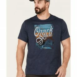 Brothers & Sons Men's Navy Ozark National Forest Graphic Short Sleeve T-Shirt 