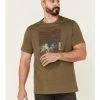 Brothers & Sons Men's Olive Zion National Park Graphic Short Sleeve T-Shirt 2 Brothers & Sons Men's Olive Zion National Park Graphic Short Sleeve T-Shirt -Brothers + Sons shop 2000359288 341 P1