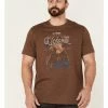 Brothers & Sons Men's Brown Yosemite Bear Graphic Short Sleeve T-Shirt 1 Brothers & Sons Men's Brown Yosemite Bear Graphic Short Sleeve T-Shirt -Brothers + Sons shop 2000359289 200 P1