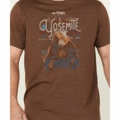 Brothers & Sons Men's Brown Yosemite Bear Graphic Short Sleeve T-Shirt  -Brothers + Sons shop 2000359289 200 P3