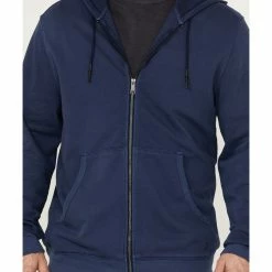 Brothers & Sons Men's Weathered French Terry Zip-Front Hooded Sweatshirt  -Brothers + Sons shop 2000359491 410 P3