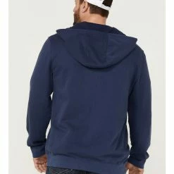 Brothers & Sons Men's Weathered French Terry Zip-Front Hooded Sweatshirt  -Brothers + Sons shop 2000359491 410 P4