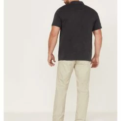 Brothers & Sons Men's Weathered Ripstop Stretch Slim Straight Pants  Stone -Brothers + Sons shop 2000359581 026 P3