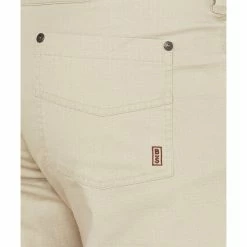 Brothers & Sons Men's Weathered Ripstop Stretch Slim Straight Pants  Stone -Brothers + Sons shop 2000359581 026 P4