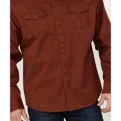 Brothers & Sons Men's Weathered Twill Solid Long Sleeve Button-Down Western Shirt 8 Brothers & Sons Men's Weathered Twill Solid Long Sleeve Button-Down Western Shirt -Brothers + Sons shop 2000359596 600 P3