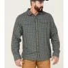 Brothers & Sons Men's Small Check Plaid Long Sleeve Button-Down Western Shirt  Red -Brothers + Sons shop 2000359600 402 P1