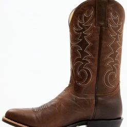 Brothers & Sons Men's British Tan Xero Gravity Performance Leather Western Boots - Round Toe  -Brothers + Sons shop 2000359761 280 P3