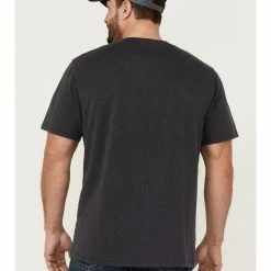 Brothers & Sons Men's Charcoal Basic Short Sleeve Pocket T-Shirt 9 Brothers & Sons Men's Charcoal Basic Short Sleeve Pocket T-Shirt -Brothers + Sons shop 2000360339 022 P4