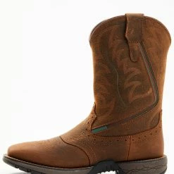 Brothers & Sons Men's LITE Cow Tender Performance Western Boots - Broad Square Toe  -Brothers + Sons shop 2000360425 200 P3