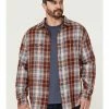 Brothers & Sons Men's Red Plaid Casual Woven Long Sleeve Button-Down Western Shirt 2 Brothers & Sons Men's Red Plaid Casual Woven Long Sleeve Button-Down Western Shirt -Brothers + Sons shop 2000360804 600 P1