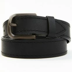 Brothers & Sons Men's Lagos Brass Buckle Belt 