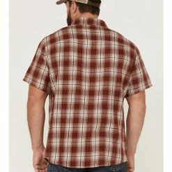 Brothers & Sons Men's Large Plaid Short Sleeve Button-Down Western Shirt Red 10 Brothers & Sons Men's Large Plaid Short Sleeve Button-Down Western Shirt Red -Brothers + Sons shop 2000364564 600 P4