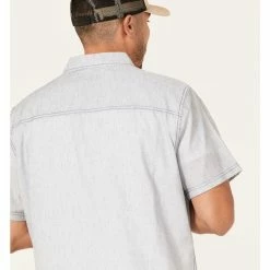 Brothers & Sons Men's Performance Short Sleeve Button-Down Western Shirt  Navy -Brothers + Sons shop 2000364567 410 P4