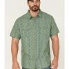Brothers & Sons Men's Floral Print Short Sleeve Button-Down Western Shirt  -Brothers + Sons shop 2000364570 300 P1