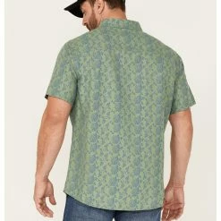 Brothers & Sons Men's Floral Print Short Sleeve Button-Down Western Shirt  -Brothers + Sons shop 2000364570 300 P4