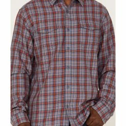 Brothers & Sons Men's Plaid Indigo Long Sleeve Button-Down Western Shirt 9 Brothers & Sons Men's Plaid Indigo Long Sleeve Button-Down Western Shirt -Brothers + Sons shop 2000365112 402 P3