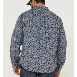 Brothers & Sons Men's All-Over Print Long Sleeve Button-Down Western Shirt Navy 10 Brothers & Sons Men's All-Over Print Long Sleeve Button-Down Western Shirt Navy -Brothers + Sons shop 2000365115 410 P4