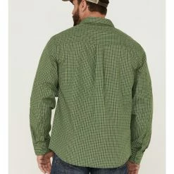 Brothers & Sons Men's Small Plaid Long Sleeve Button-Down Western Shirt Kelly Green 10 Brothers & Sons Men's Small Plaid Long Sleeve Button-Down Western Shirt Kelly Green -Brothers + Sons shop 2000365119 360 P4