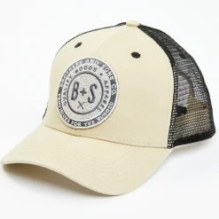 Brothers & Sons Men's Quality Goods Circle Patch Mesh-Back Ball Cap 