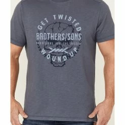 Brothers & Sons Men's Twisted Slub Skull Graphic T-Shirt 8 Brothers & Sons Men's Twisted Slub Skull Graphic T-Shirt -Brothers + Sons shop 2000365476 400 P3