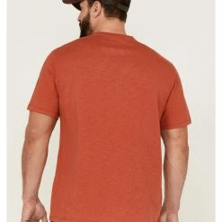 Brothers & Sons Men's Mercentile Light Red Weathered Slub Graphic Short Sleeve T-Shirt  -Brothers + Sons shop 2000365479 800 P4