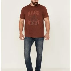 Brothers & Sons Men's Rage Campfire Slub Graphic Short Sleeve T-Shirt  -Brothers + Sons shop 2000365481 600 P2