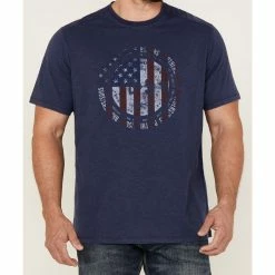 Brothers & Sons Men's Navy Badge Slub Graphic Short Sleeve T-Shirt 8 Brothers & Sons Men's Navy Badge Slub Graphic Short Sleeve T-Shirt -Brothers + Sons shop 2000365499 410 P3