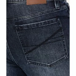 Brothers & Sons Men's Highline Trail Medium Dark Wash Stretch Slim Straight Jeans  Dark Medium Wash -Brothers + Sons shop 2000365555 415 P3