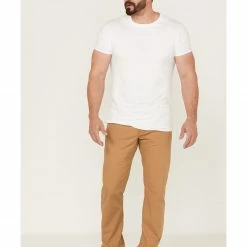 Brothers & Sons Men's Weathered Ripstop Slim Straight Outdoor PantsĀ Beige/khaki