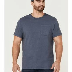 Brothers & Sons Men's Indigo Basic Short Sleeve Pocket T-Shirt  -Brothers + Sons shop 2000365812 402 P1 1